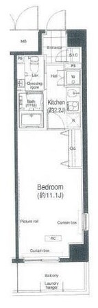 グランハイツ高田馬場の物件間取画像